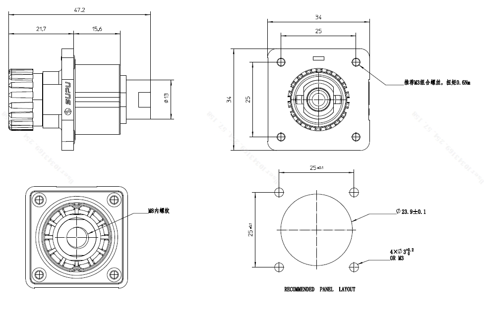 儲能連接器ESF-RS250A70BS2-速普IP67新能源儲能連接器