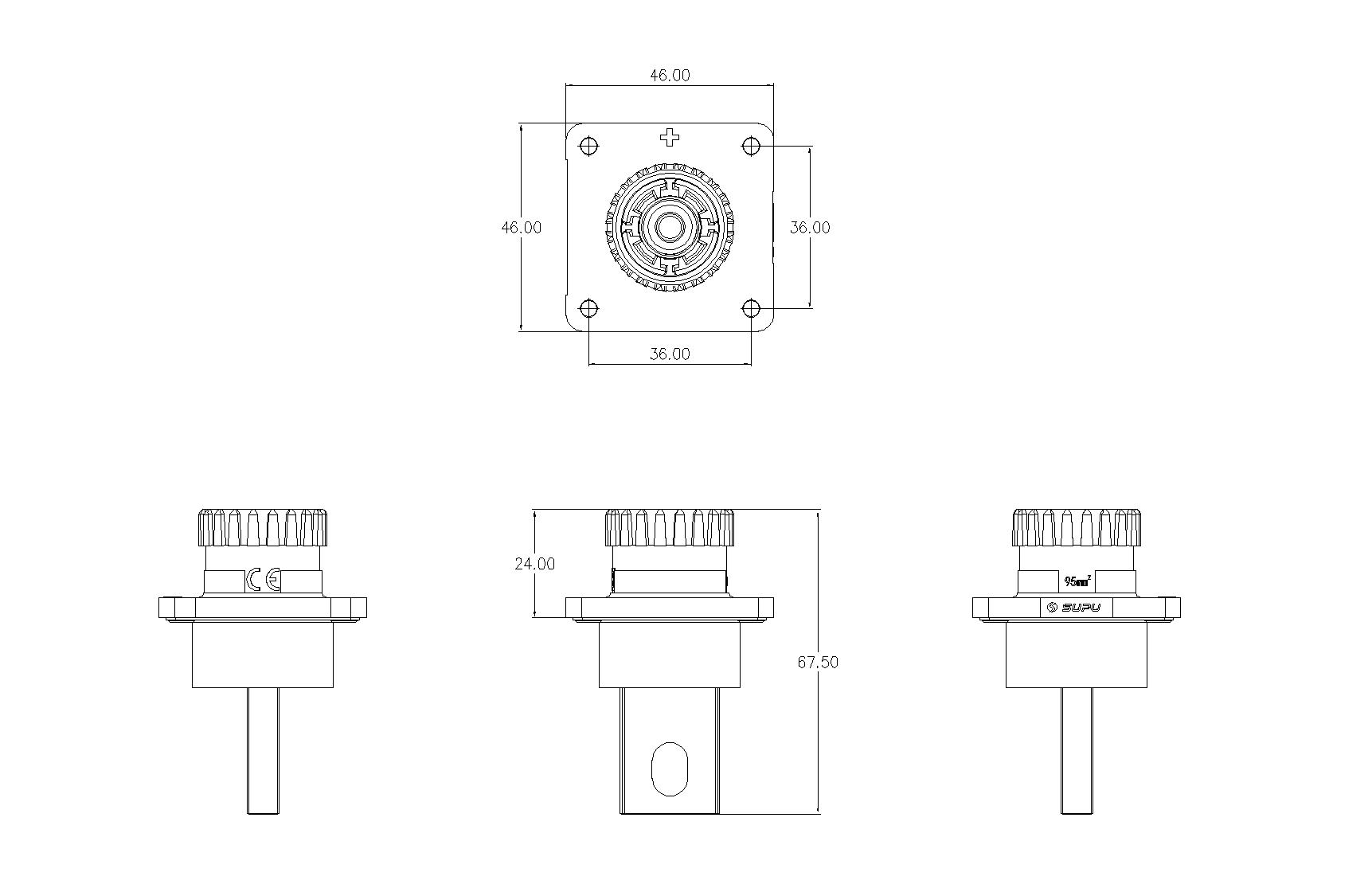 儲能連接器ESF-RS300A95YL-速普IP67新能源儲能連接器