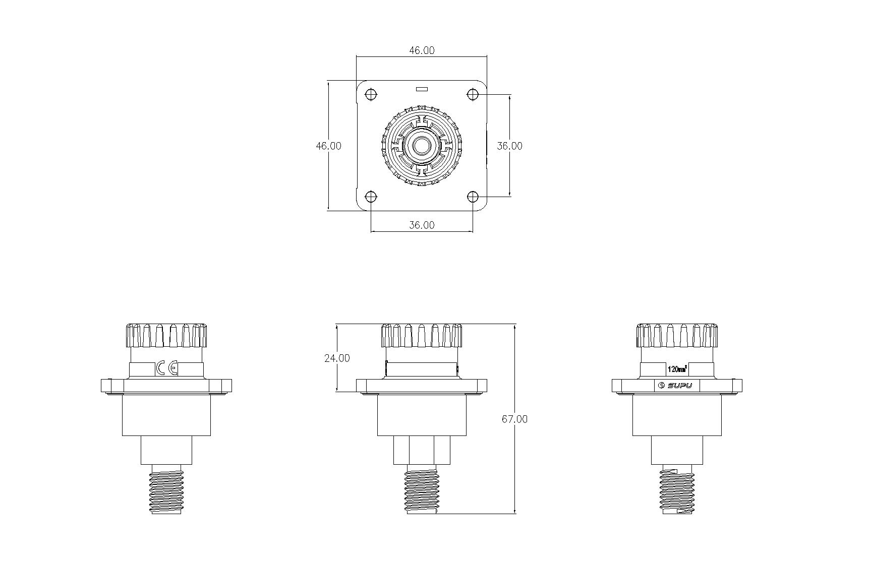 儲能連接器ESF-RS350A120BP4-速普IP67新能源儲能連接器