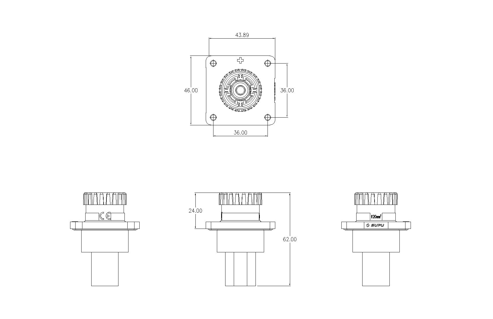 儲能連接器ESF-RS350A120YS4-速普IP67新能源儲能連接器