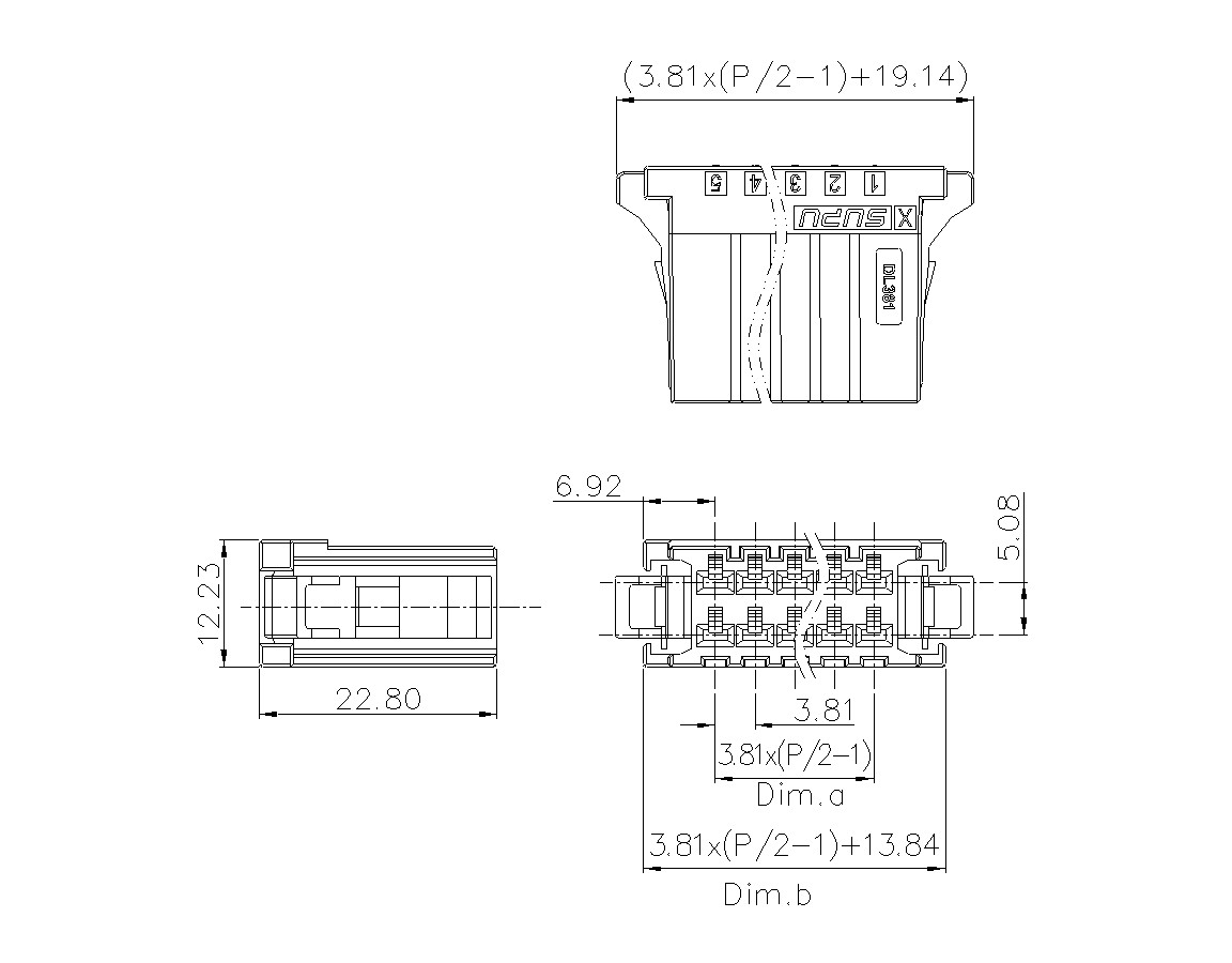 動態(tài)接插件連接器DL381H2XXM-BK-0X10(04-20)-速普電子