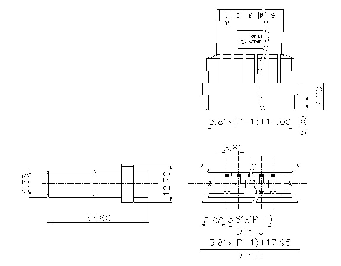 動態(tài)接插件連接器DL381H1XXF-BK-0X10(03-10)-速普電子