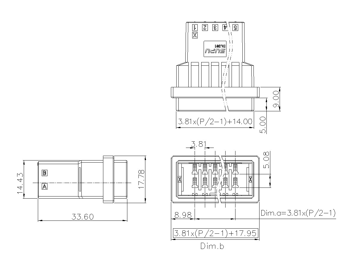 動態(tài)接插件連接器DL381H2XXF-BK-0X10(06-20)-速普電子