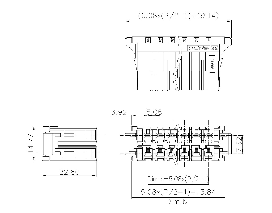 動(dòng)態(tài)接插件連接器DL508H2XXM-BK-XX10(04-20)-速普電子