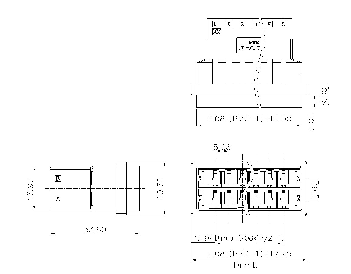 動態(tài)接插件連接器DL508H2XXF-BK-XX10-速普電子