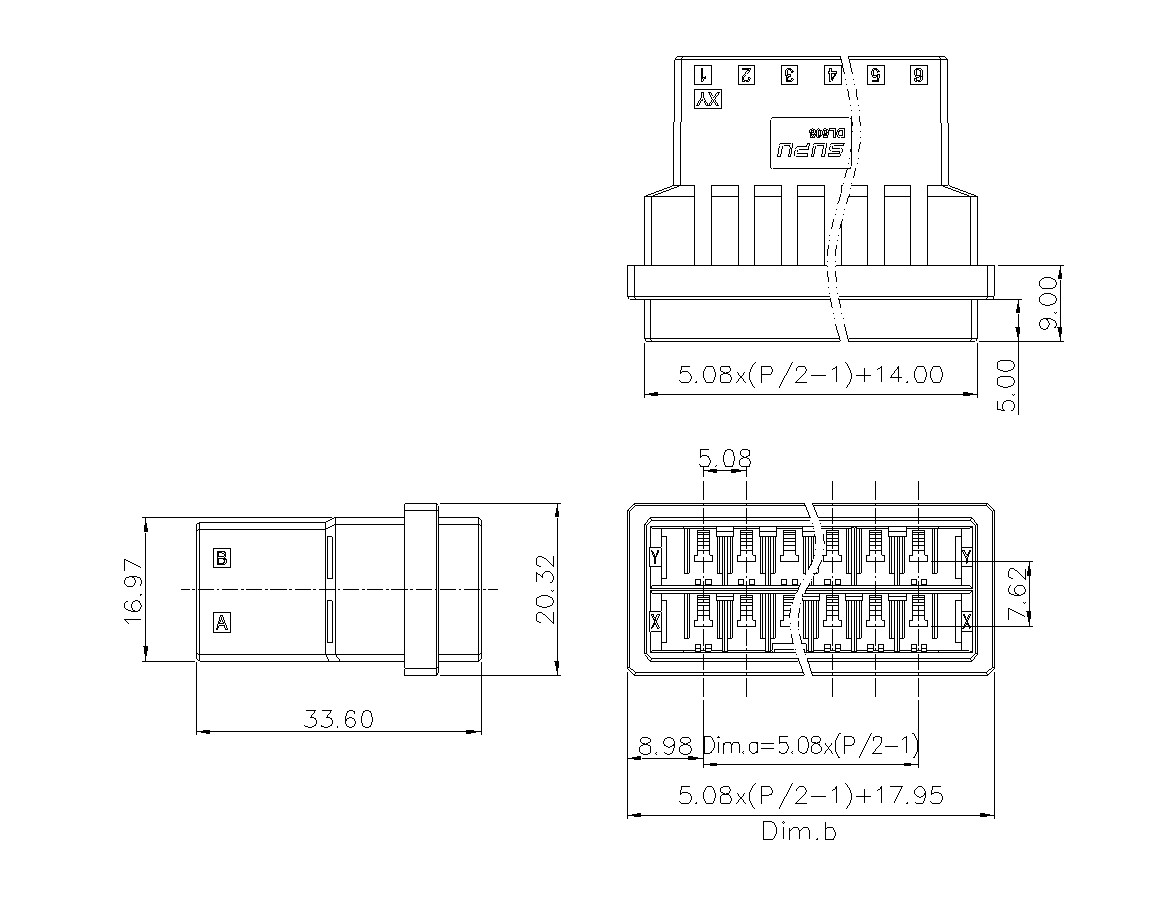 動態(tài)接插件連接器DL508H2XXF-BK-XY10(06 12)-速普電子