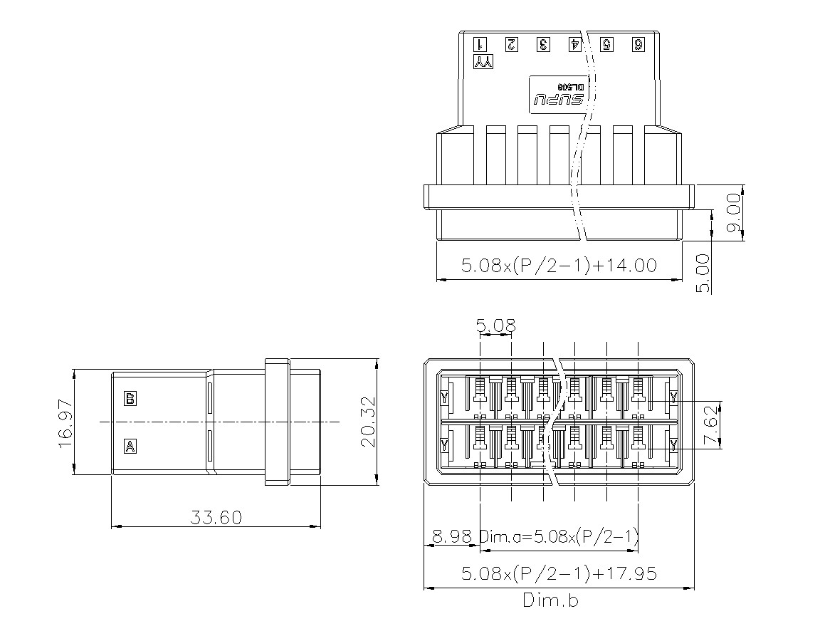 動(dòng)態(tài)接插件連接器DL508H2XXF-BK-YY10(06 12)-速普電子