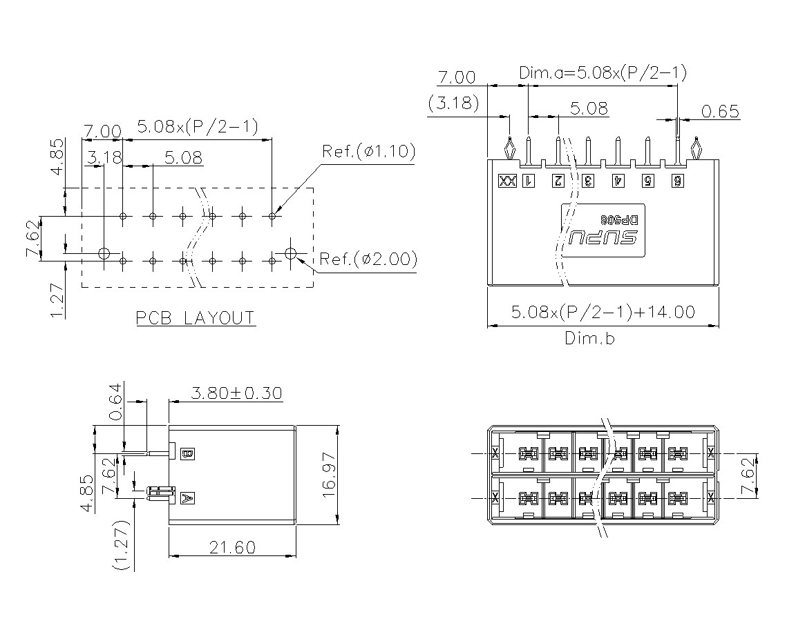 動態(tài)接插件連接器DP508V2XXF-BK-XX10-速普電子