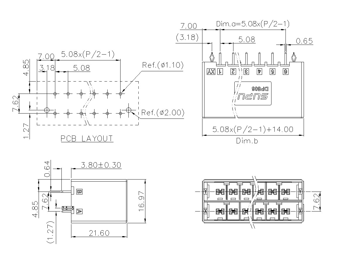 動態(tài)接插件連接器DP508V2XXF-BK-XY10-速普電子