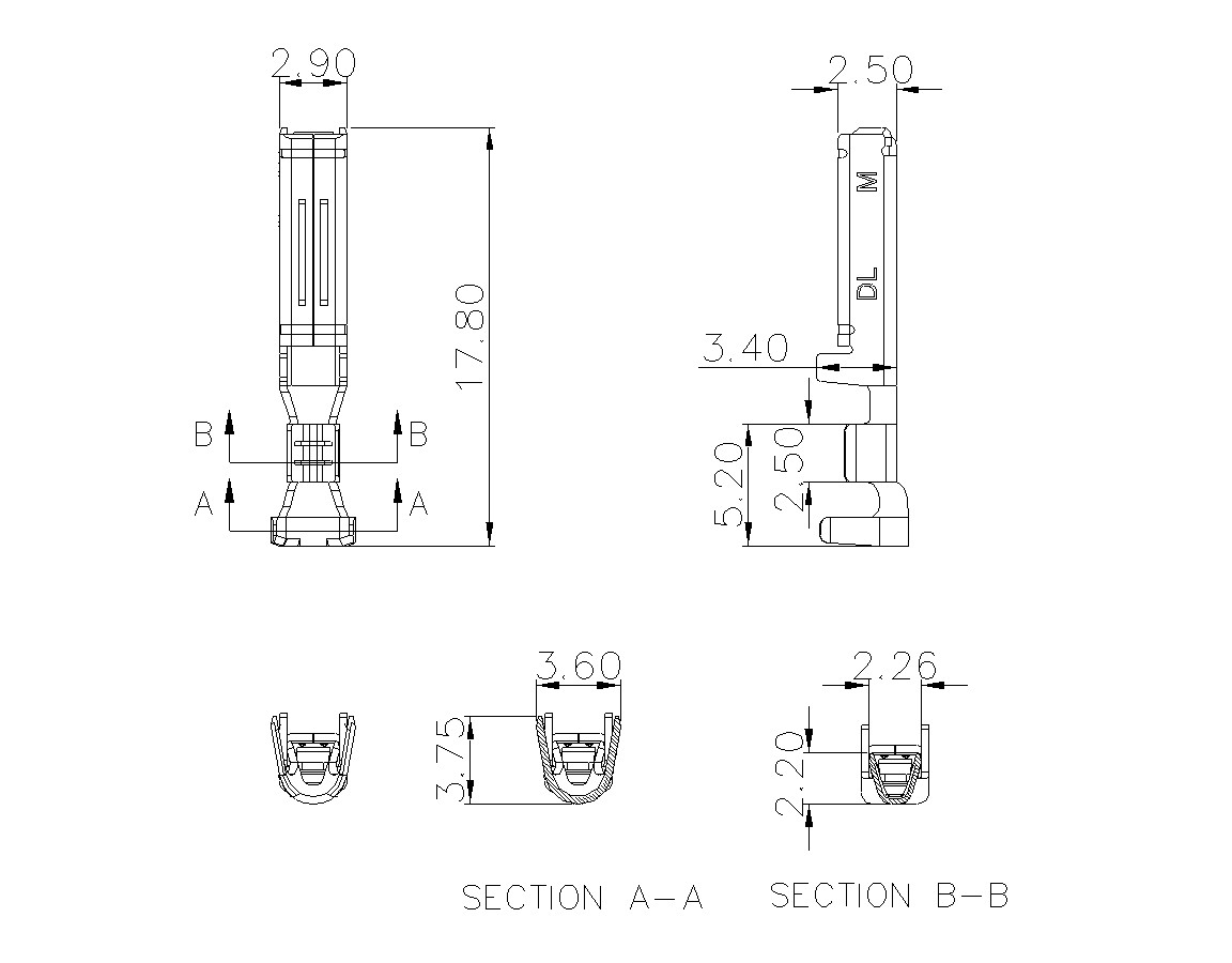 動(dòng)態(tài)接插件連接器DL508V30F-03-0500-速普電子